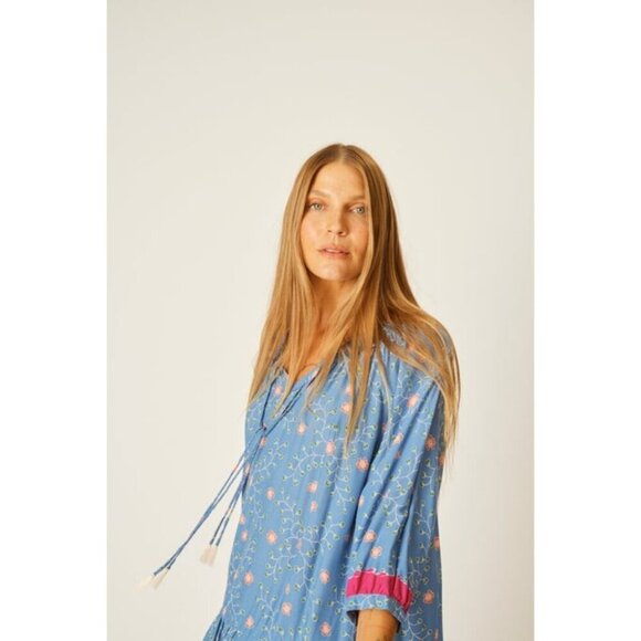 💕NATALIE MARTIN💕 Stevie Dress ~ Pinwheel Denim Small S NWT - Picture 7 of 16